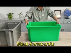 600х400х300мм Пластиковые ящики для хранения прямоугольные твердые неустойчивые ящики для перемещения