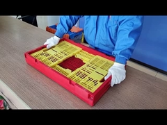 48-литровый ящик для хранения Тота пластиковые складываемые транспортные ящики складываемые ящики для овощей