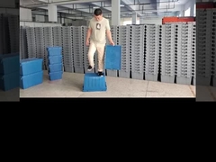 Пластмассовые накладываемые гнездовые контейнеры перемещаемые накладываемые контейнеры накладываемые логистические коробки оборота