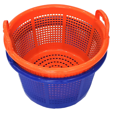 Купить Stackable Storage Ventilated Seafood M Plastic Shrimp Basket With Handle Производство в сети