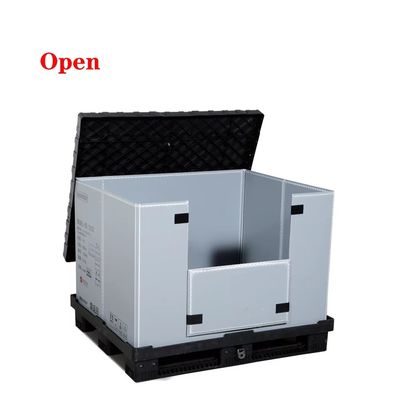 Купить Collapsible Plastic Pallet Heavy Duty Stackable Storage Fold Pallet Box Производство в сети